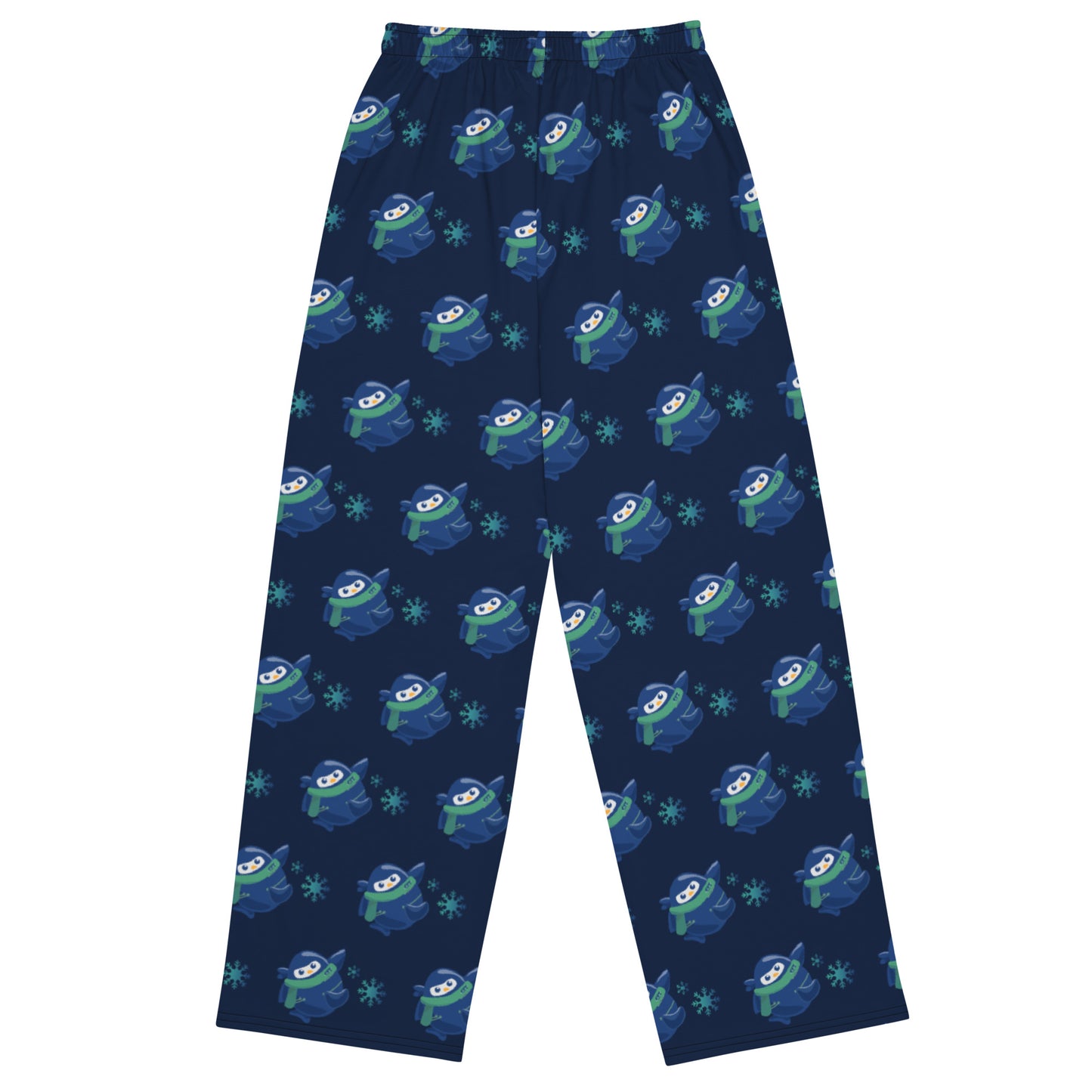 Winter Pixel All-over print unisex wide-leg pants