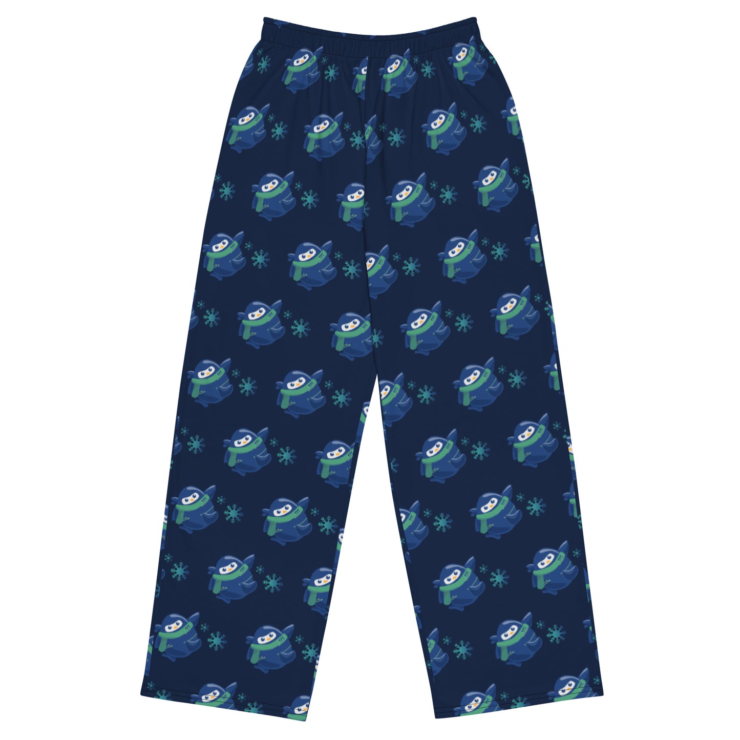 Winter Pixel All-over print unisex wide-leg pants