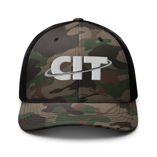 Camouflage trucker hat