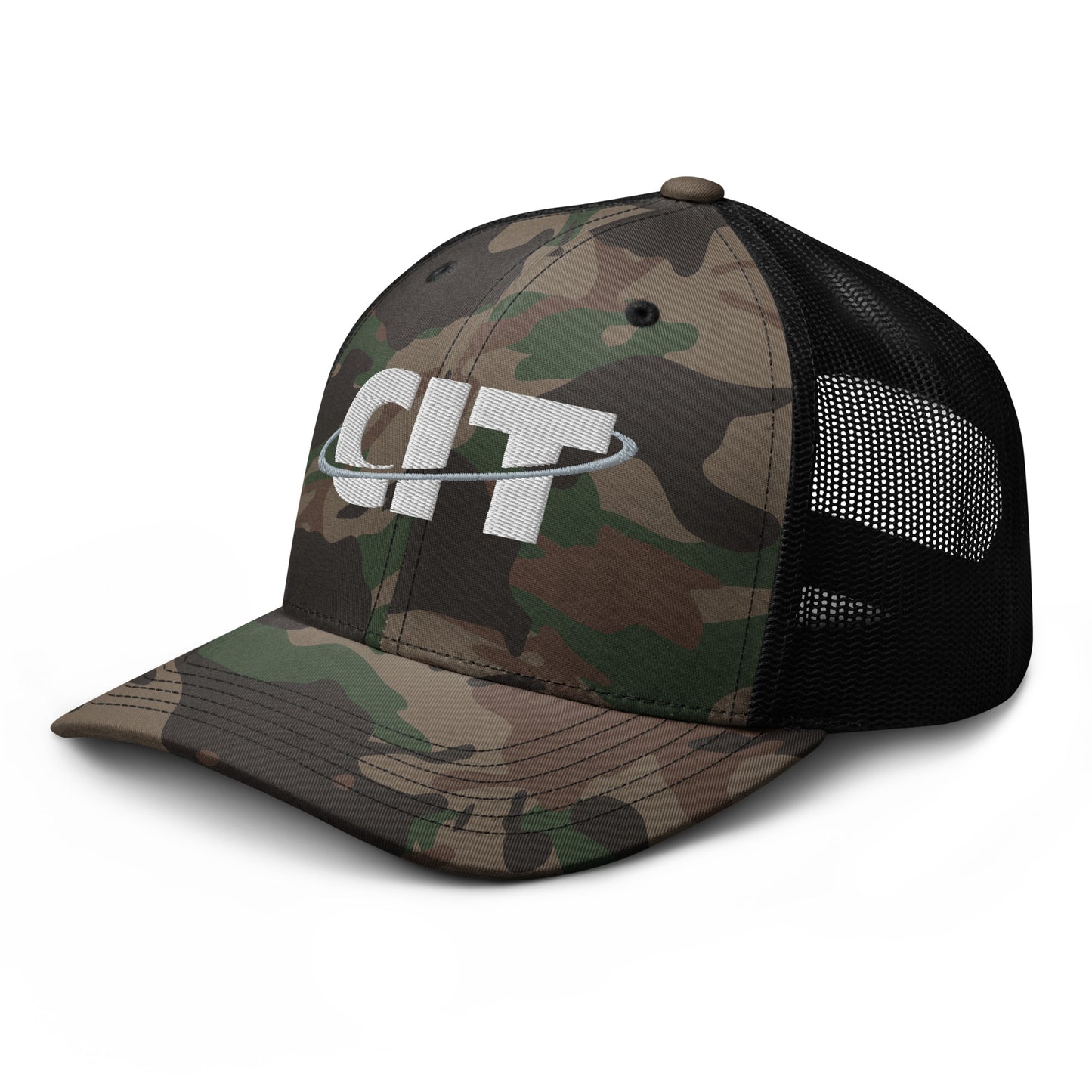 Camouflage trucker hat