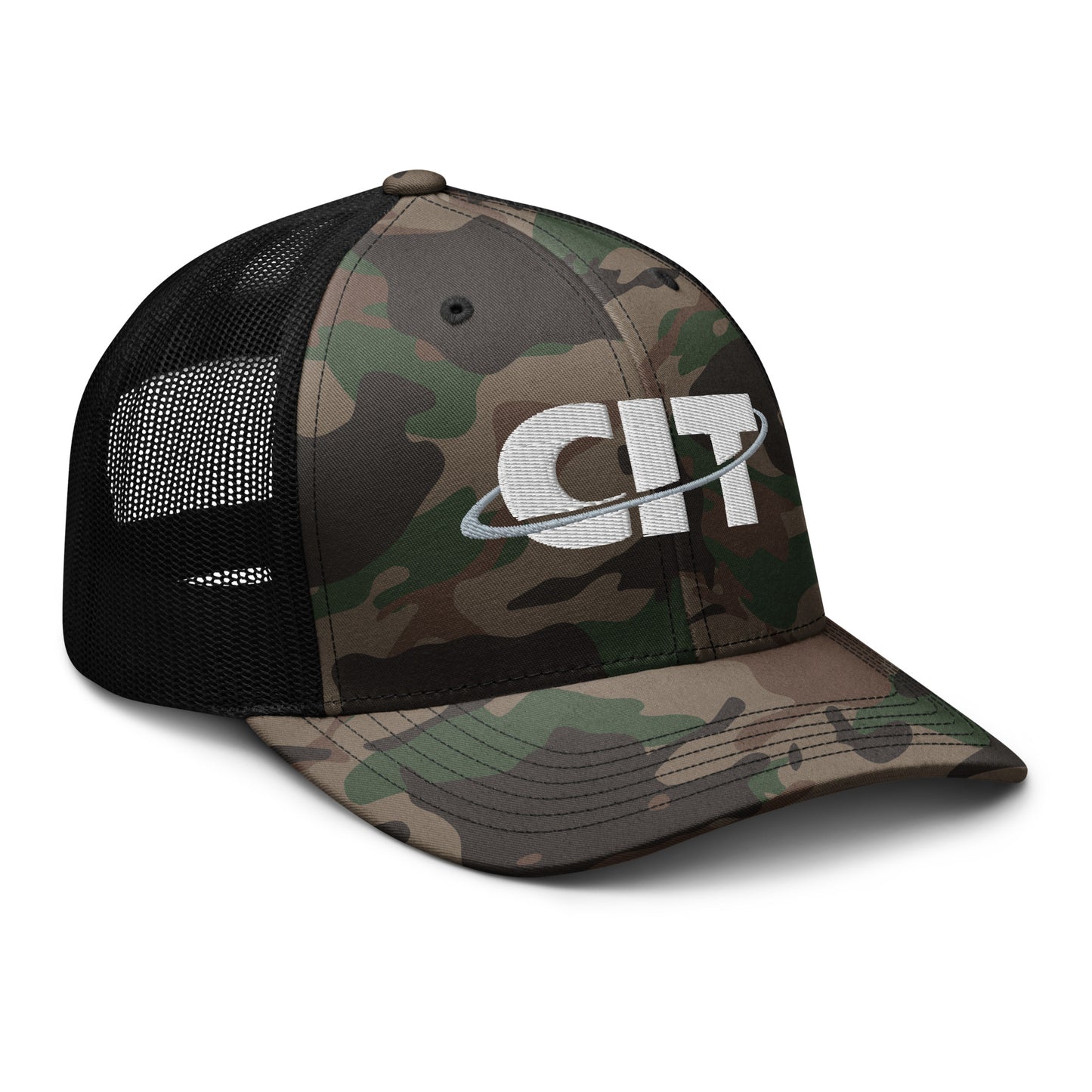 Camouflage trucker hat