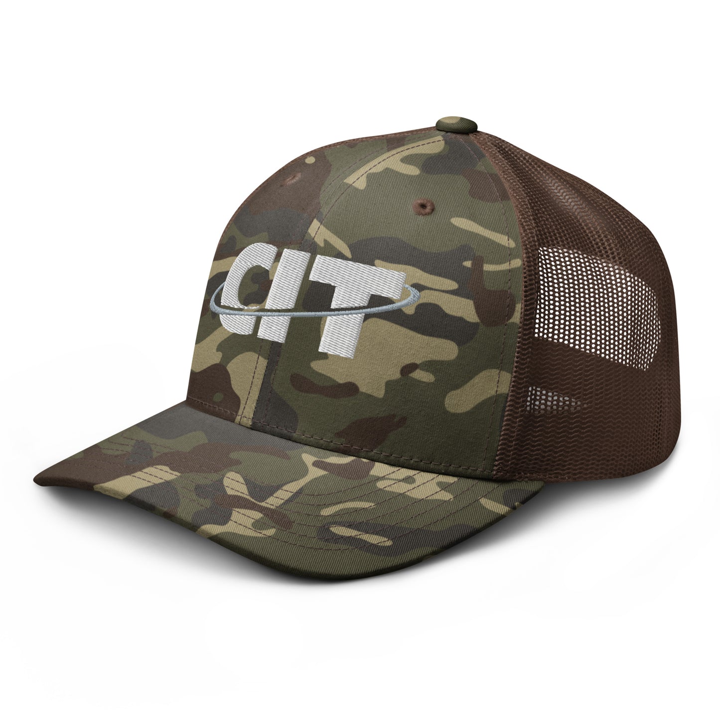 Camouflage trucker hat