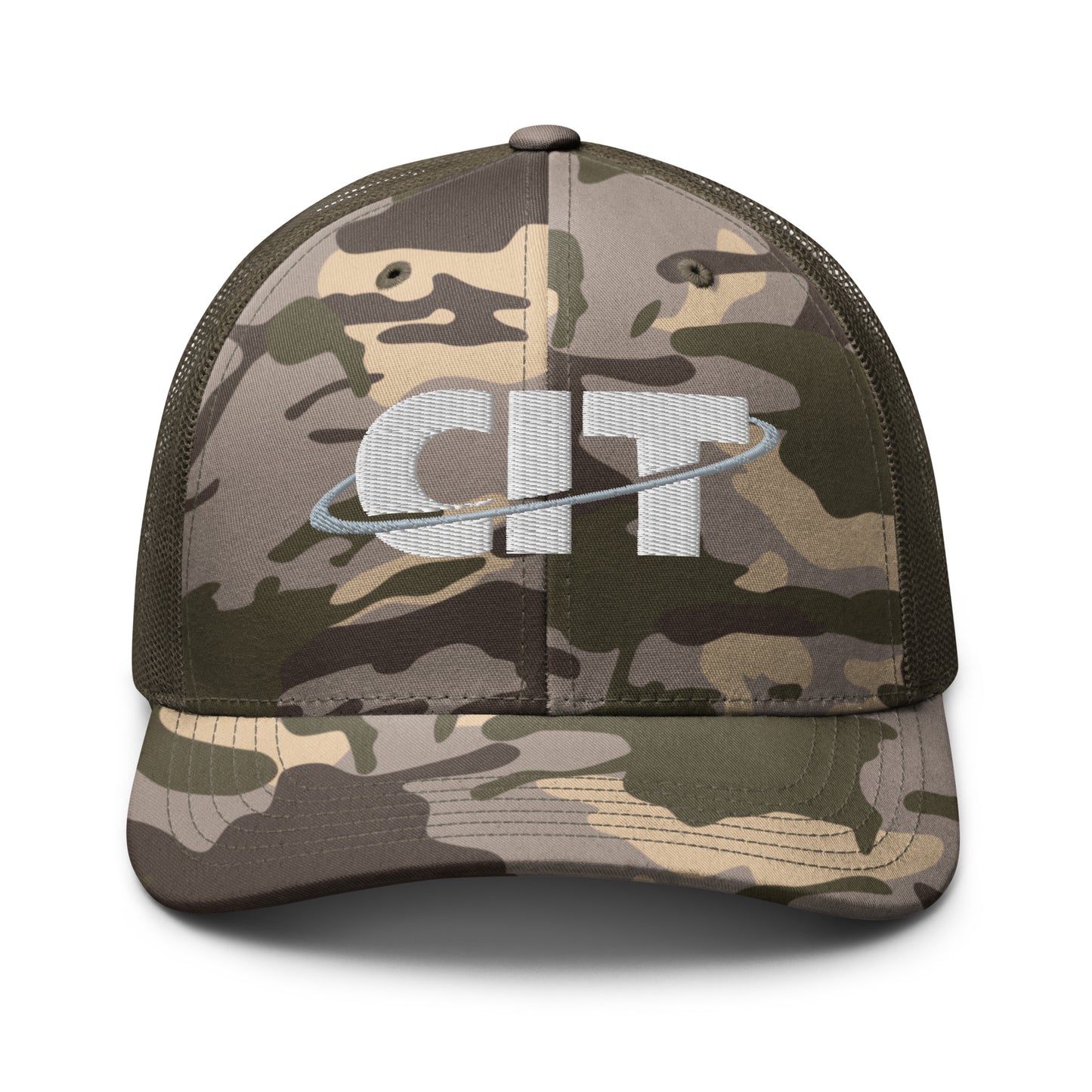 Camouflage trucker hat