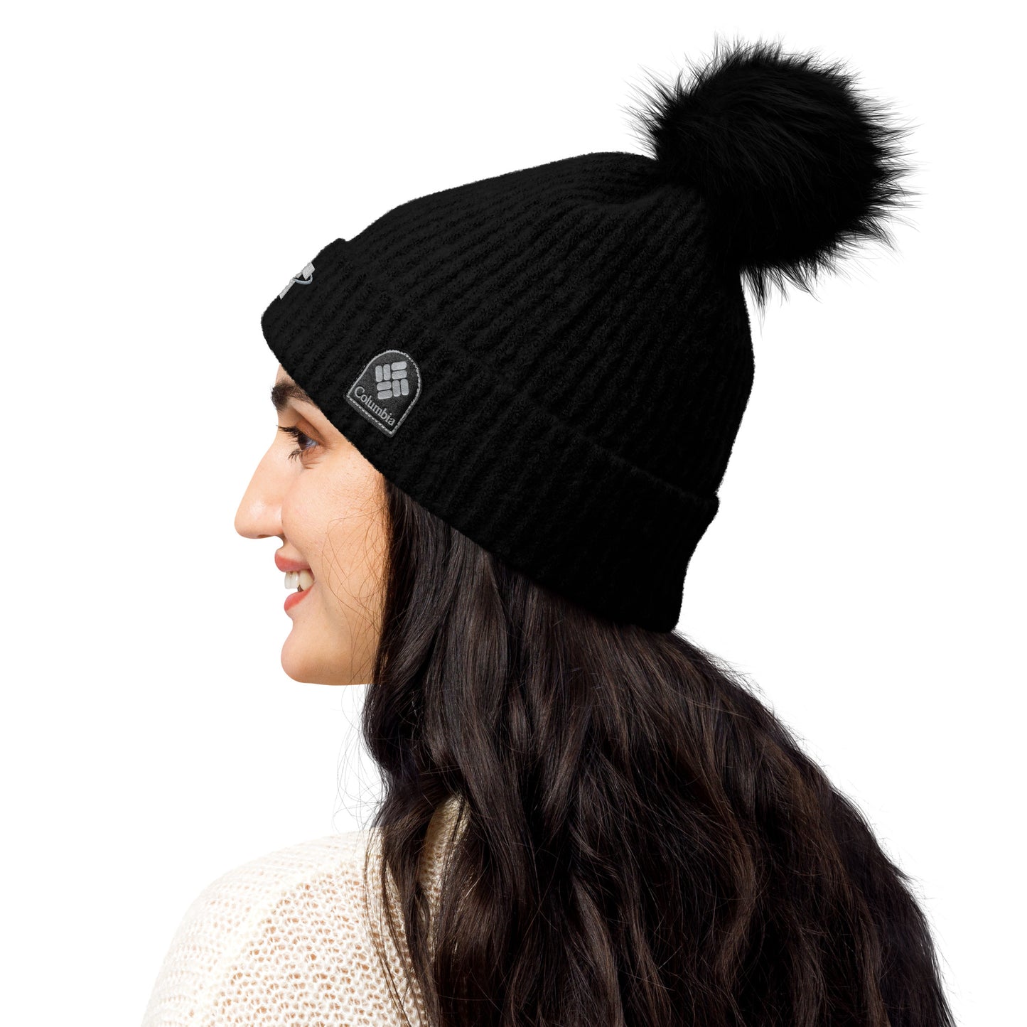 Columbia pom-pom beanie