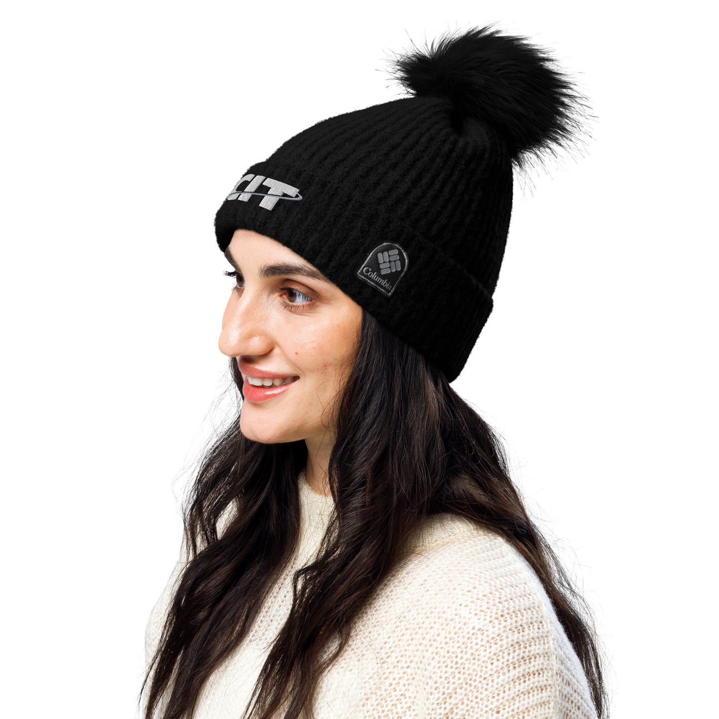 Columbia pom-pom beanie