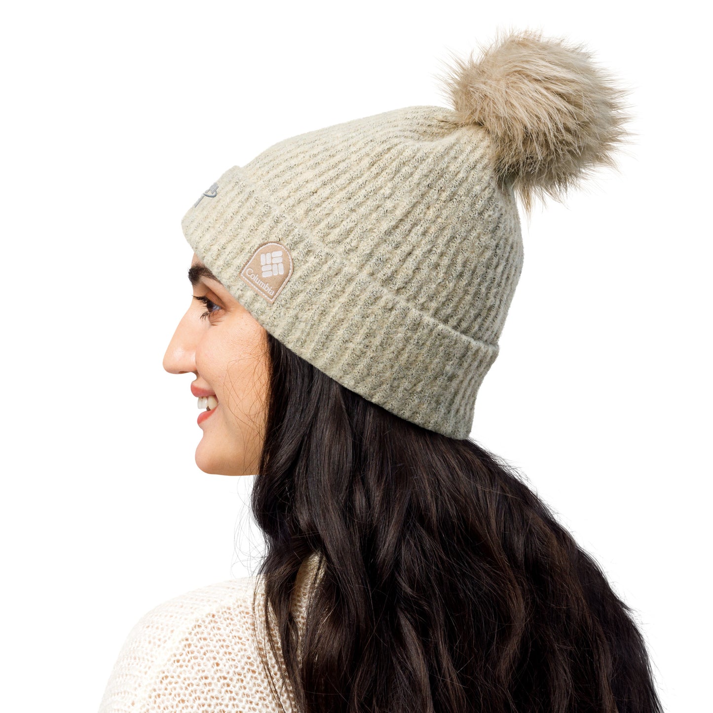 Columbia pom-pom beanie