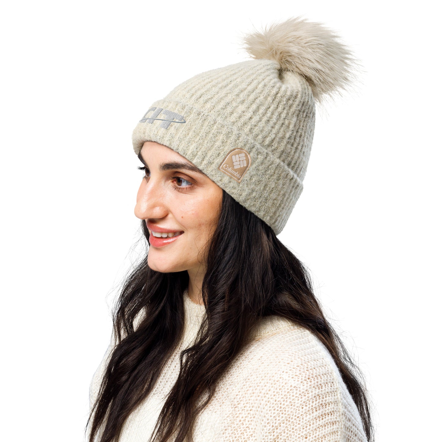 Columbia pom-pom beanie