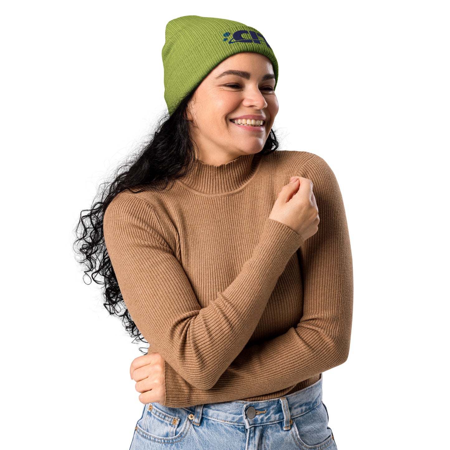 Winter Logo Organic ribbed beanie