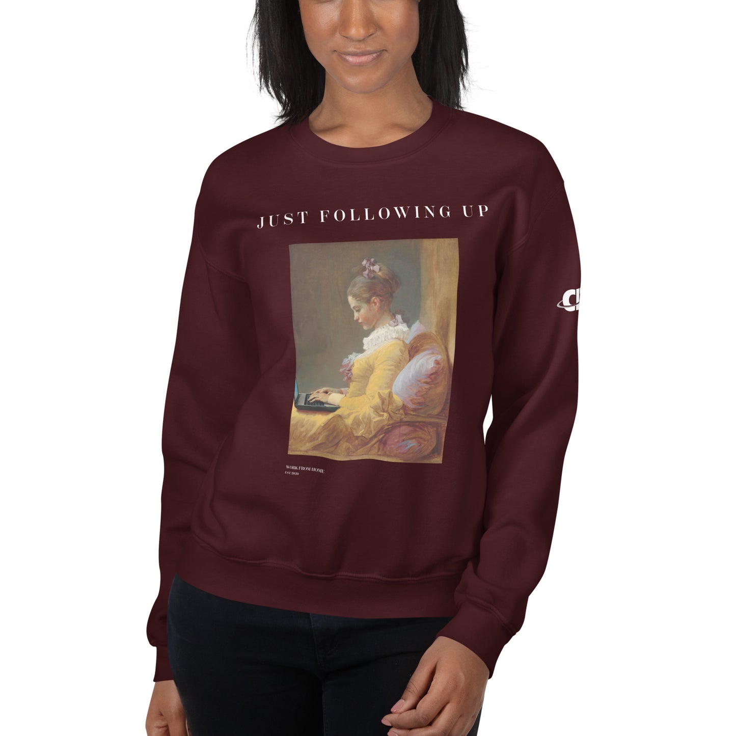 Young Girl Following Up Unisex Sweatshirt